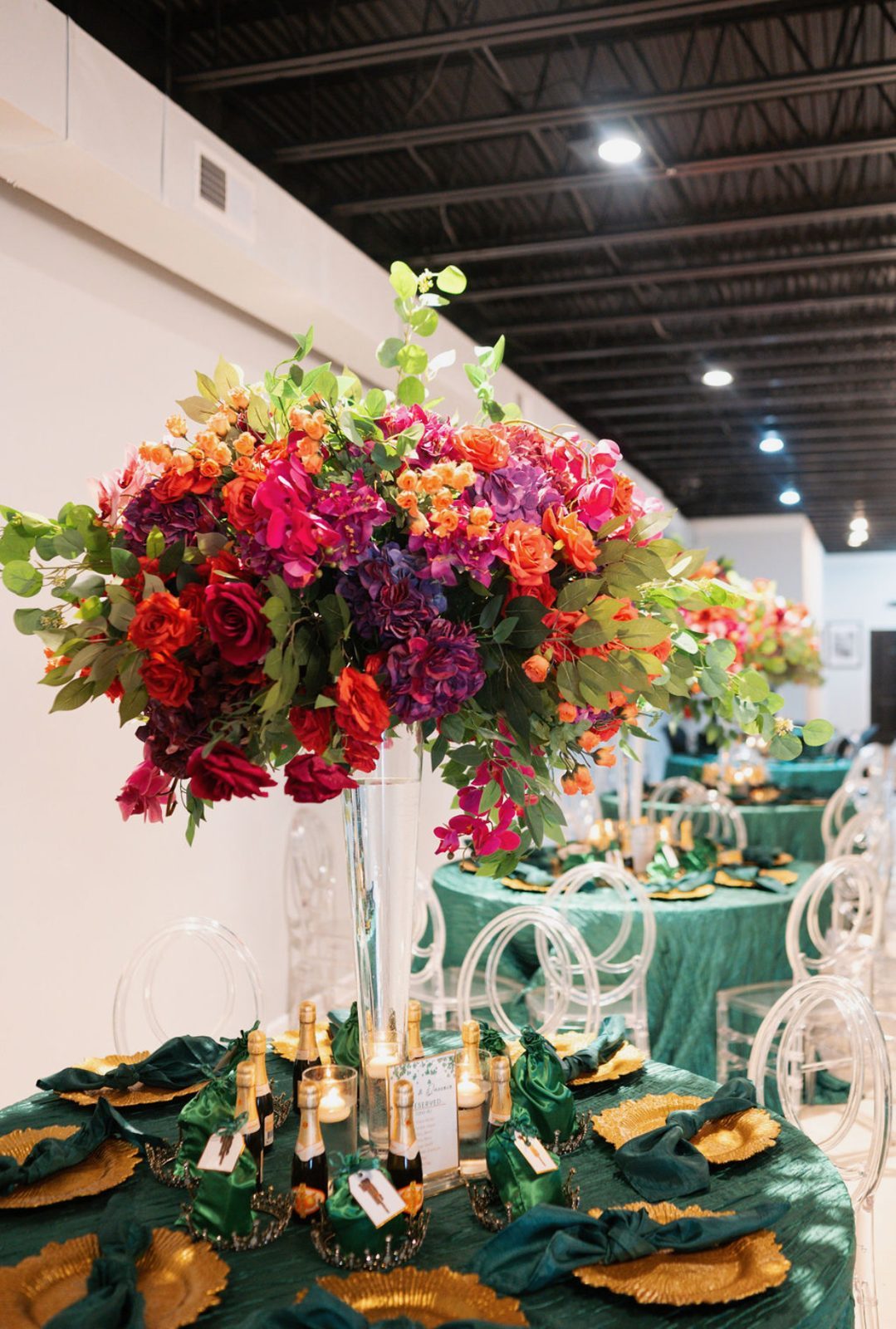 Event setup at Red Bubbles Event Space