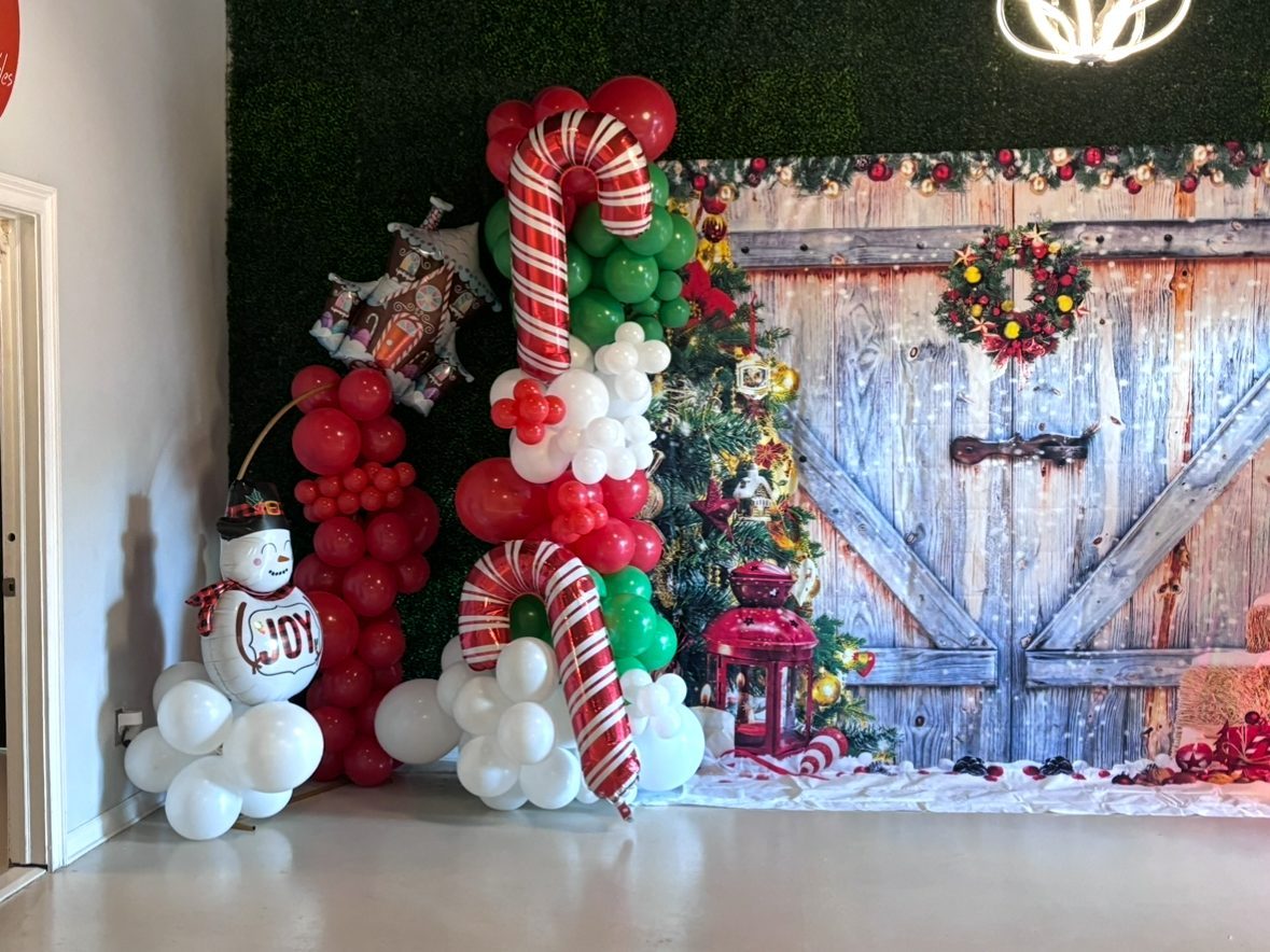 Event setup at Red Bubbles Event Space