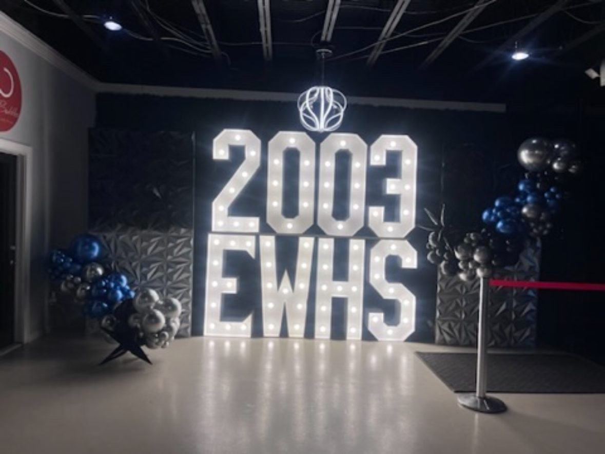 Event setup at Red Bubbles Event Space