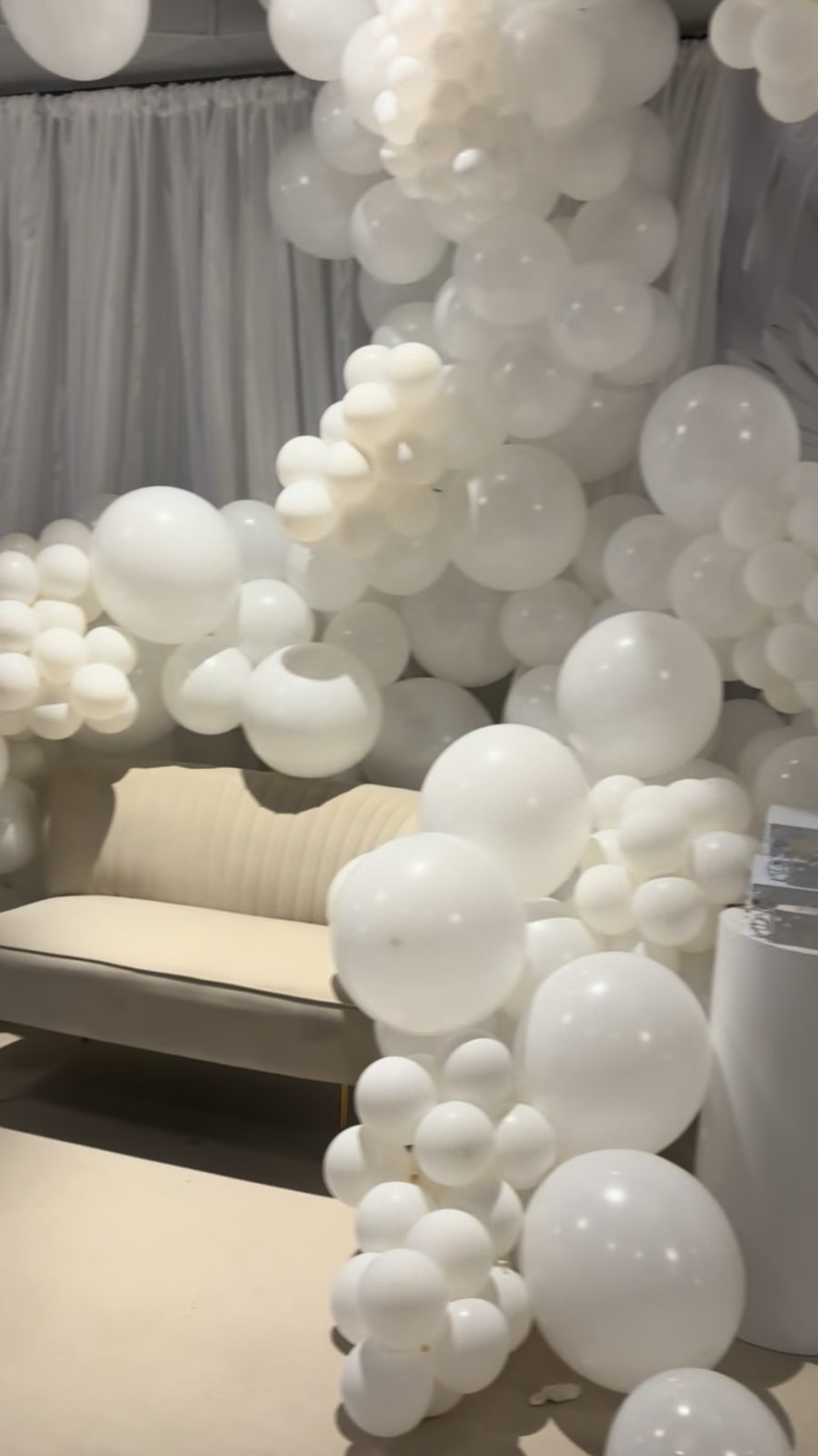 Event setup at Red Bubbles Event Space