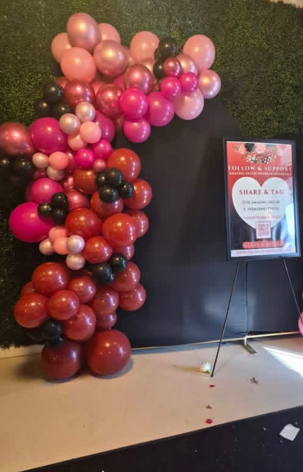 Event setup at Red Bubbles Event Space