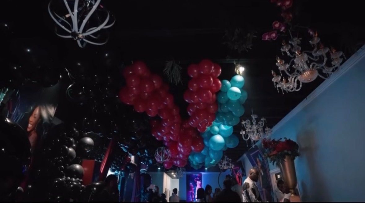 Event setup at Red Bubbles Event Space