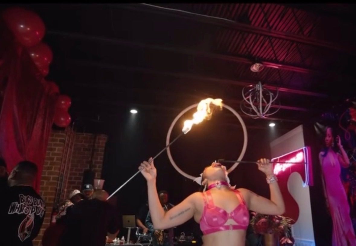 Event setup at Red Bubbles Event Space