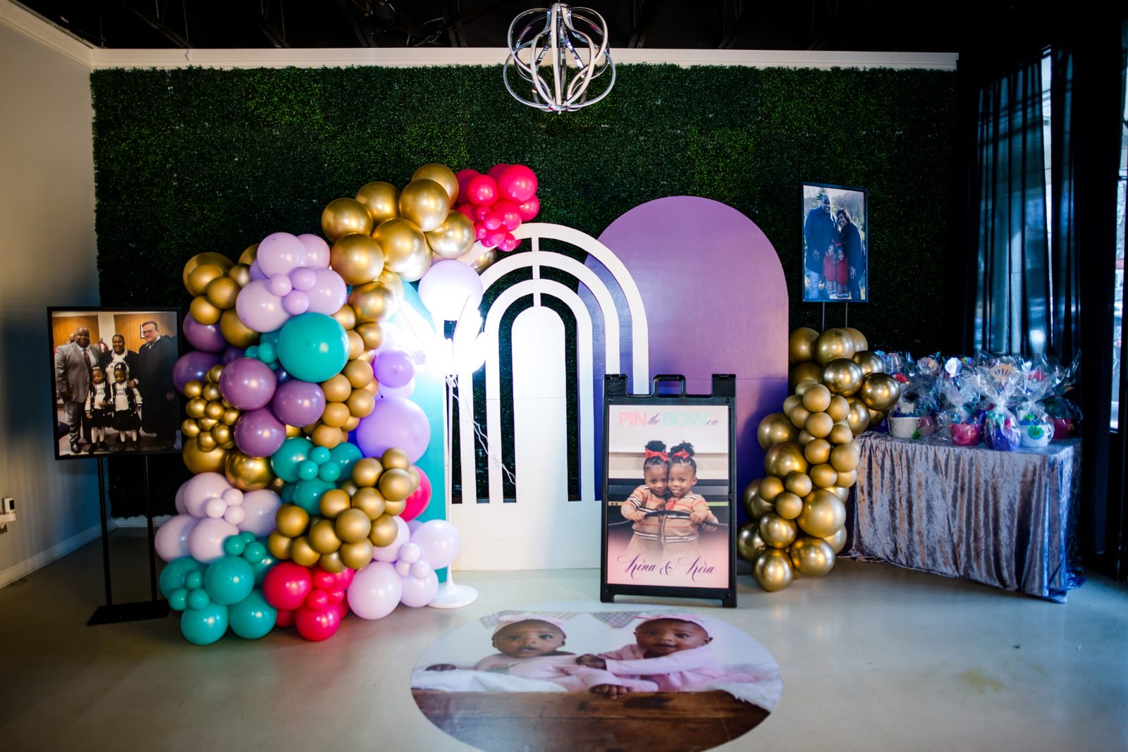 Event setup at Red Bubbles Event Space