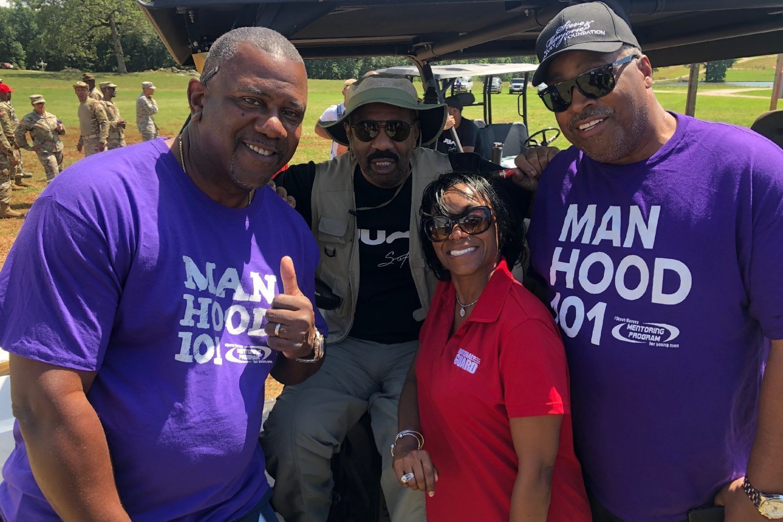 Manhood 101, JUMP & hat — Steve & Marjorie Harvey Foundation