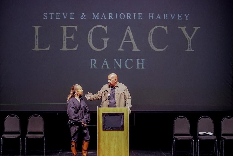Jumbotron graphics — Steve & Marjorie Harvey Legacy Ranch