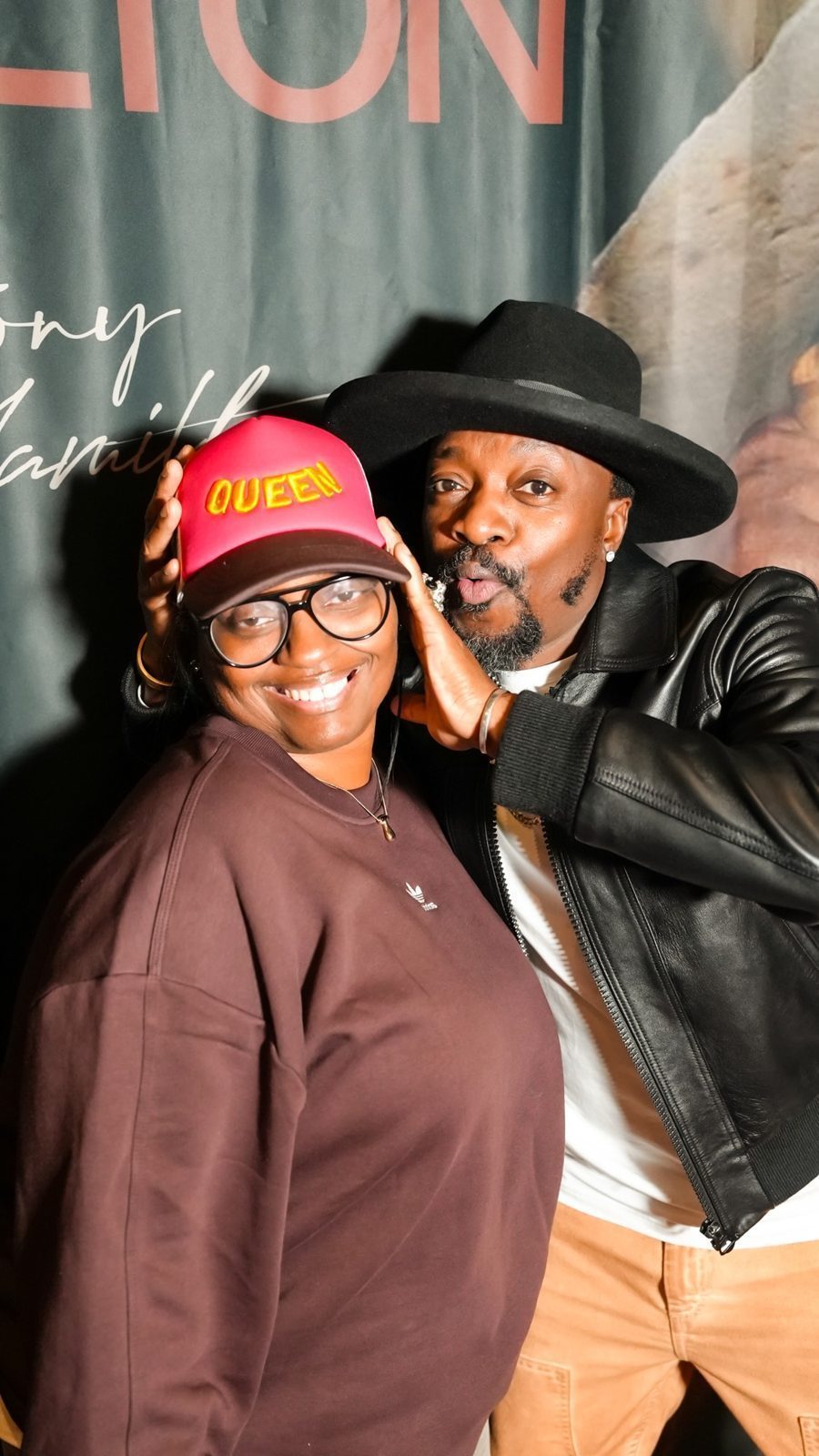 Queen trucker hat — Anthony Hamilton meet & greet