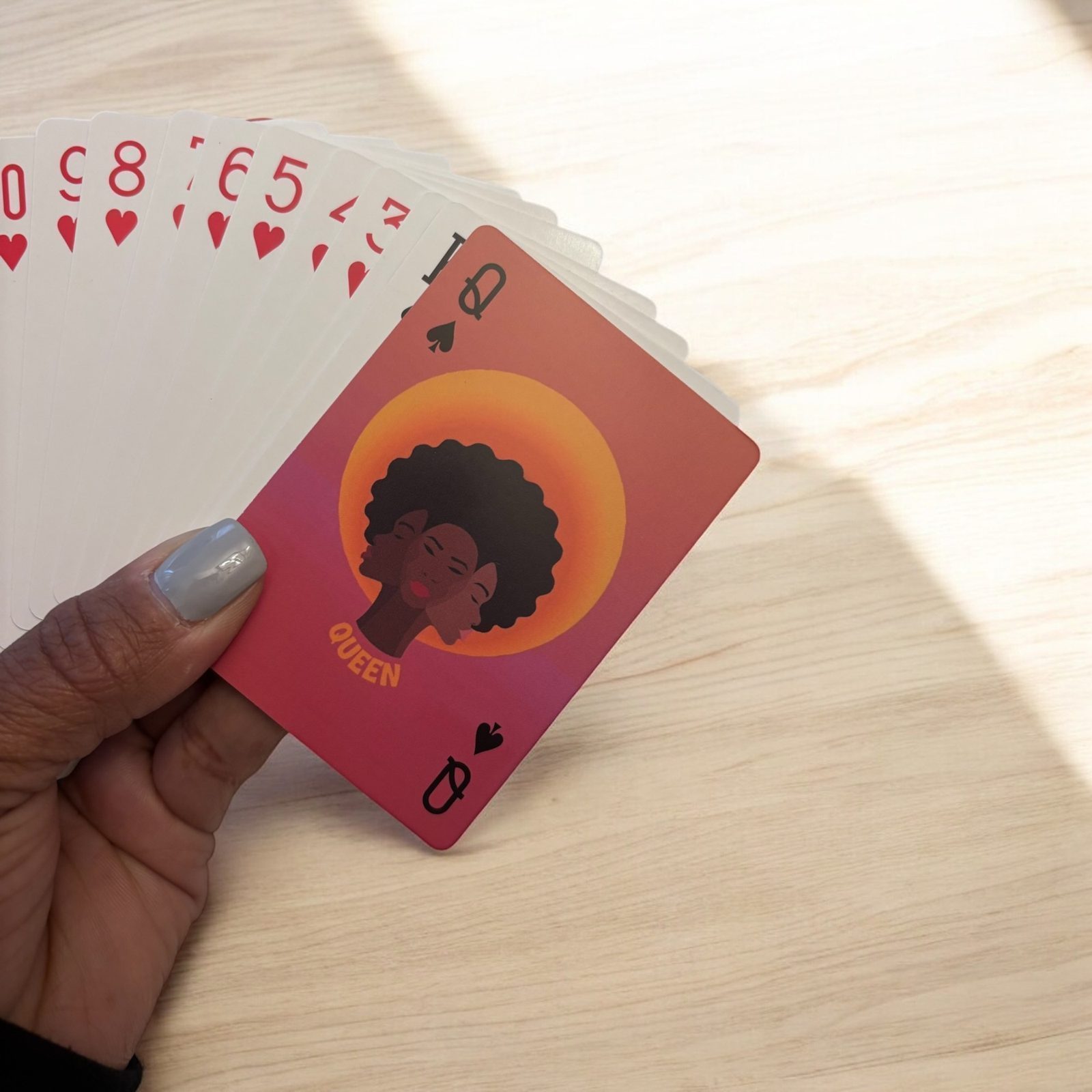 Queen of Spades playing cards