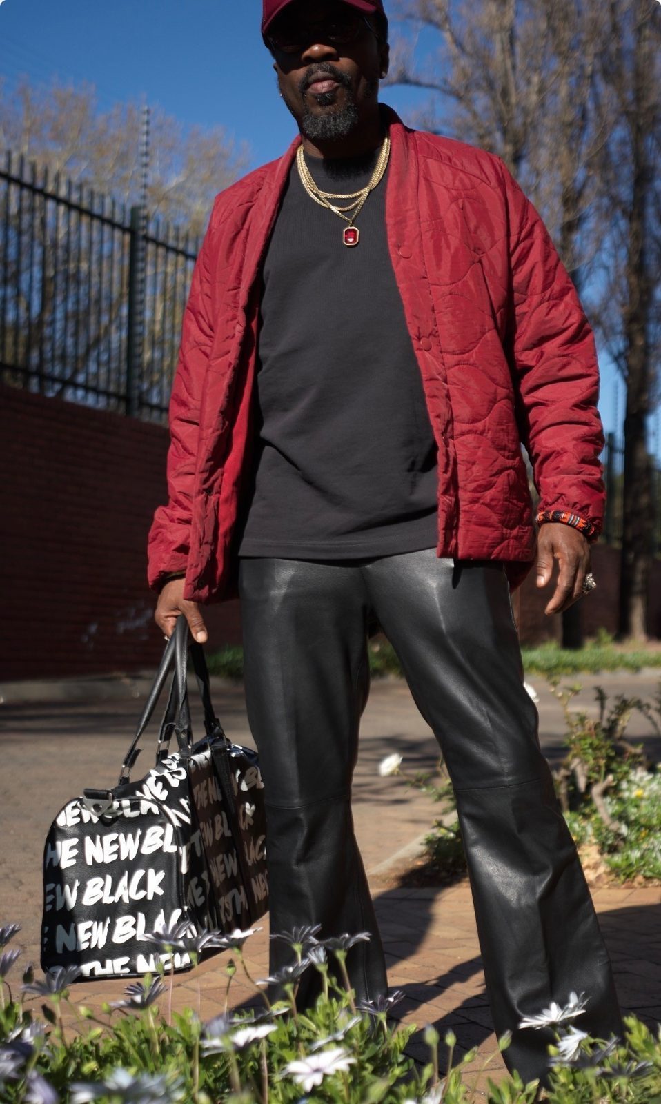 “The New Black” duffle