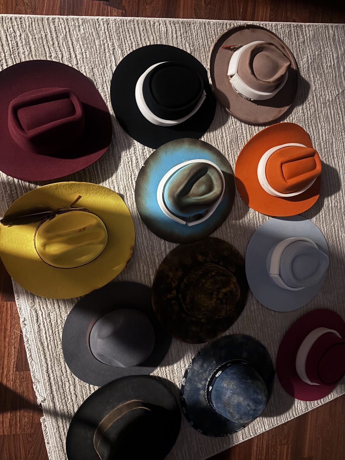 Custom fedoras — Anthony Hamilton Collection