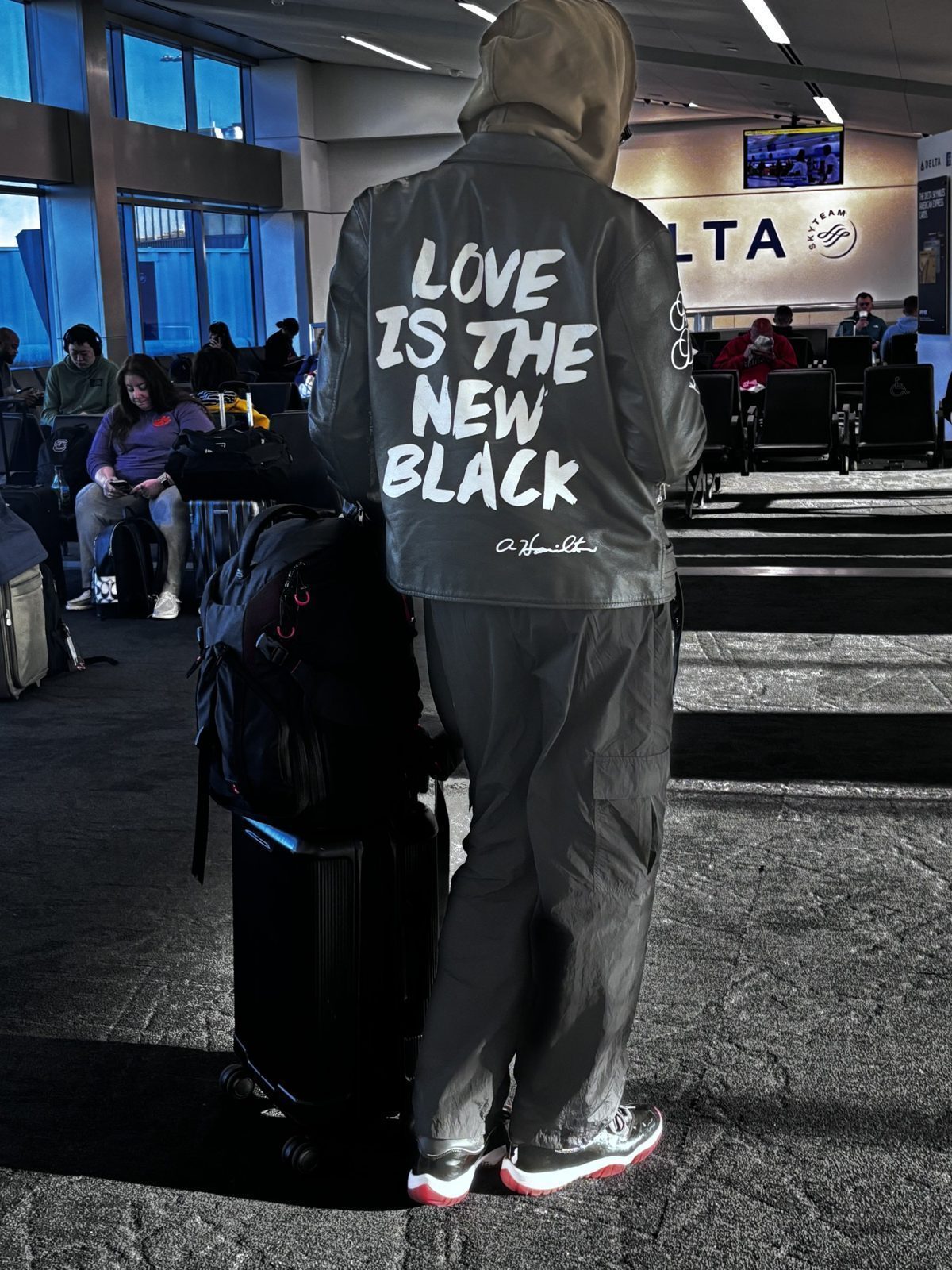 “Love Is the New Black” jacket — Anthony Hamilton